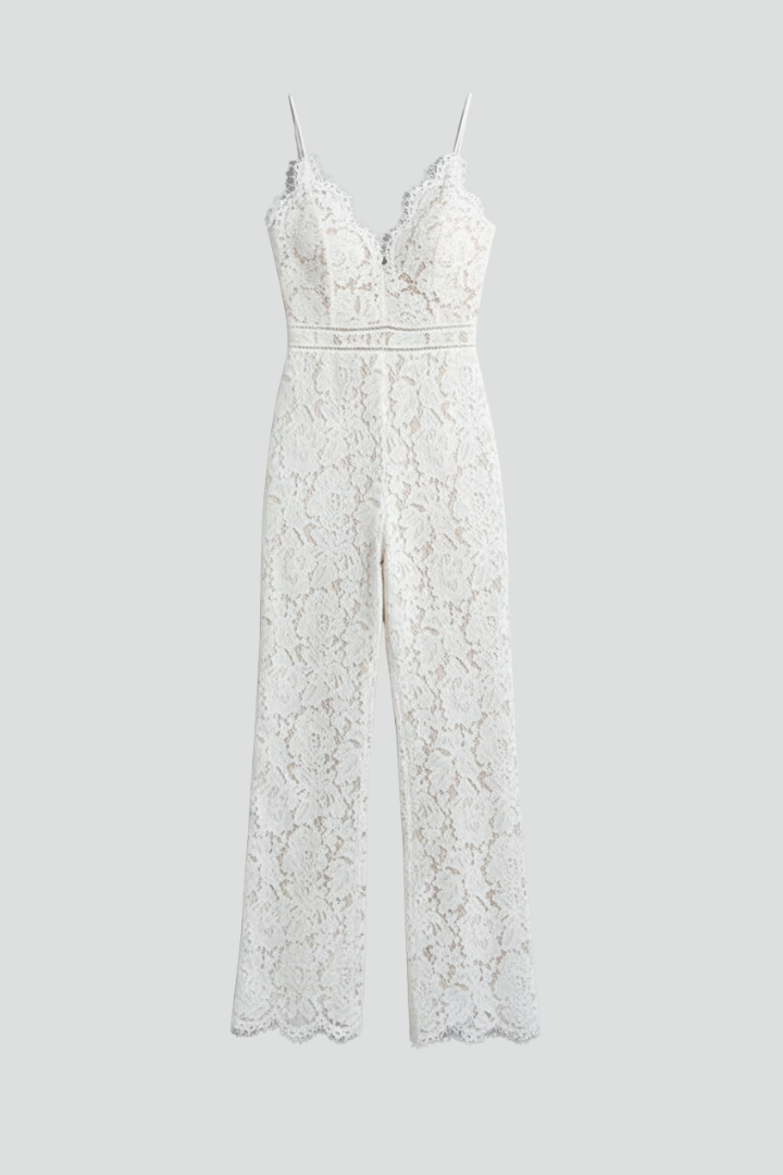Solara | Spitzen-Jumpsuit
