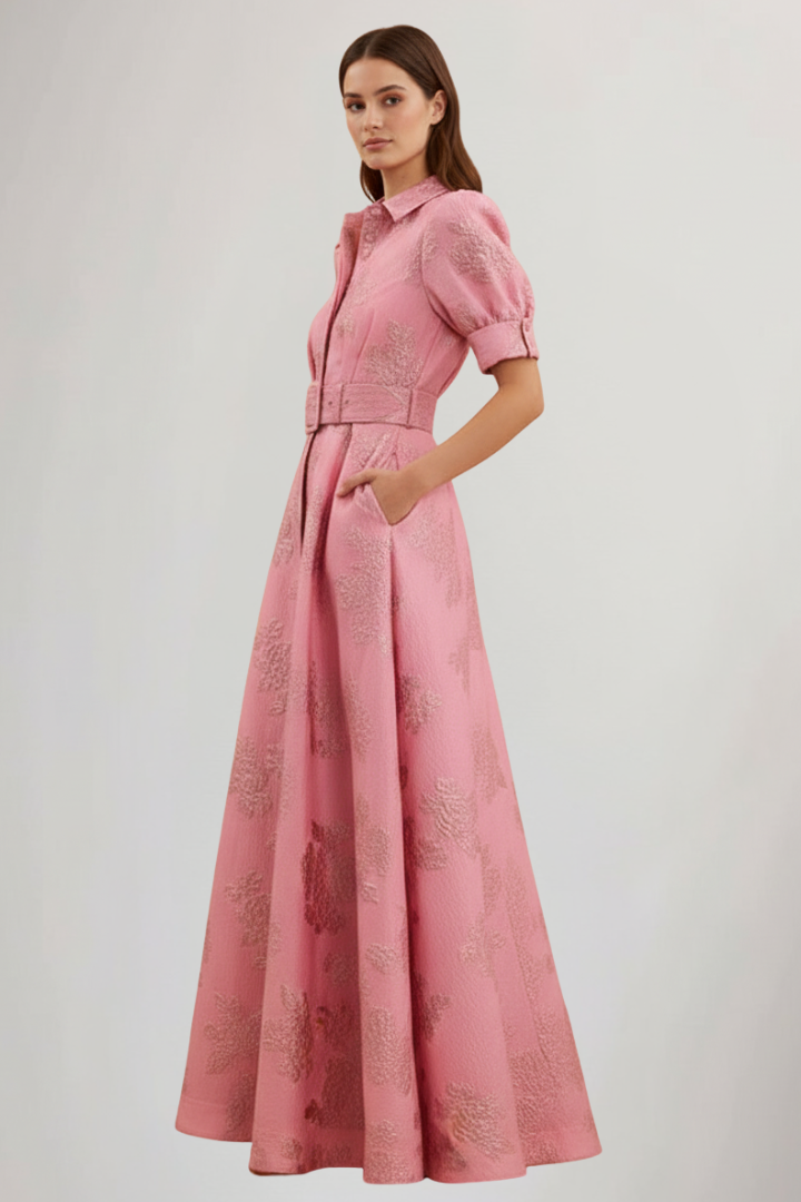 Sylvaine | Blumen-Maxikleid