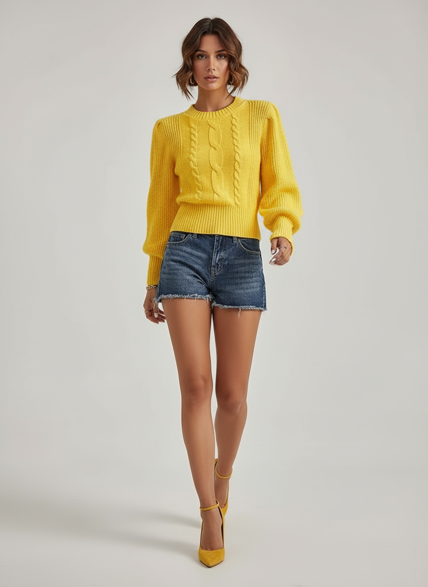 Naomi | Pullover Puffärmel