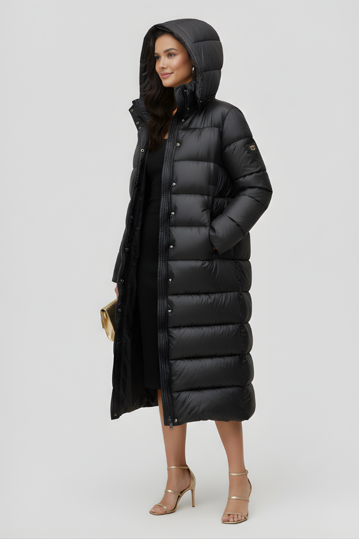 Layla | Puffer-Mantel mit Kapuze
