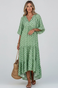Vaenya | Gestuftes Maxikleid