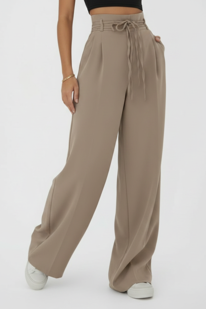 Vionne | Weite Hose mit Gürtel