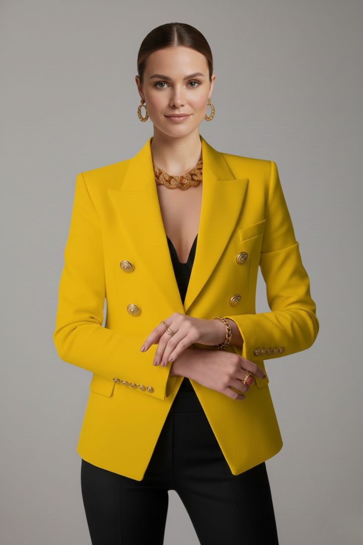 Zoe | Blazer mit Goldknöpfen