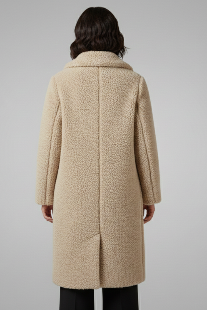 Evelyn | Langer Fleece-Mantel