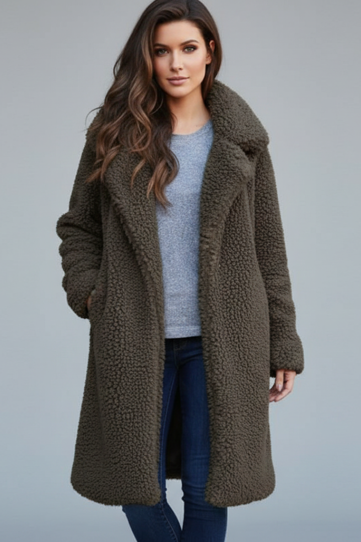 Abigail | Lange Teddyjacke