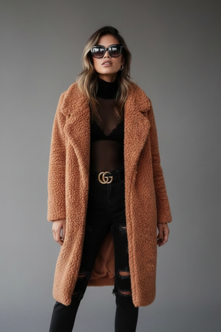 Abigail | Lange Teddyjacke
