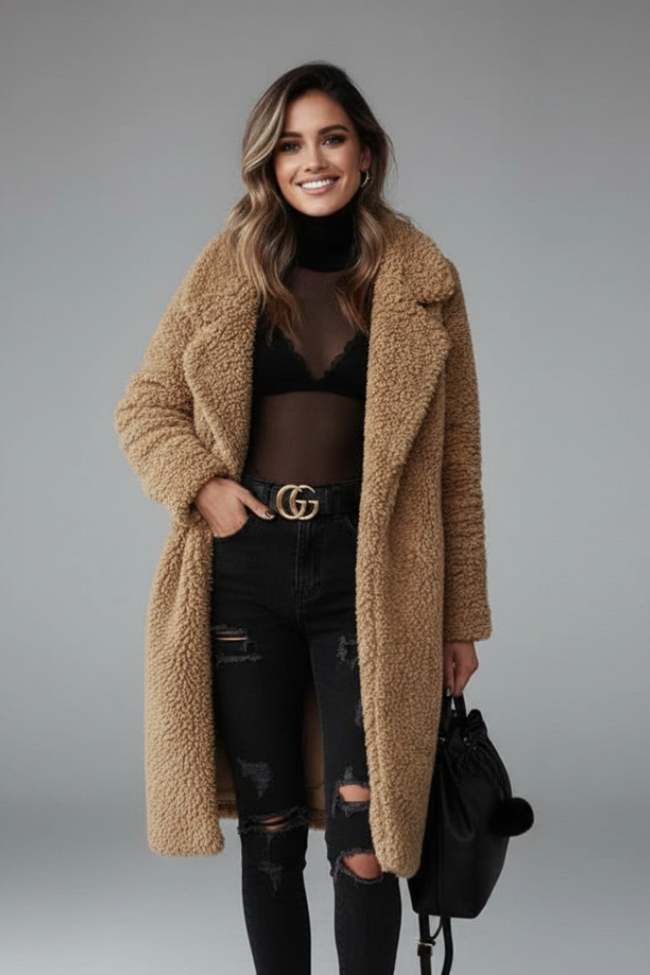 Abigail | Lange Teddyjacke