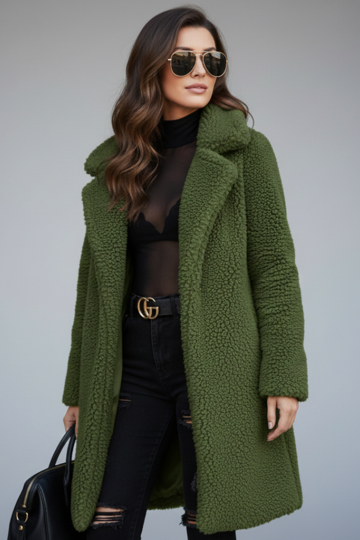 Abigail | Lange Teddyjacke