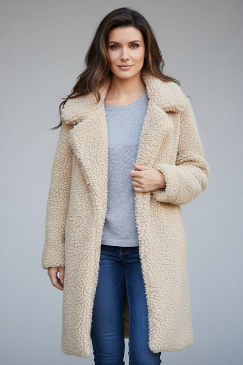 Abigail | Lange Teddyjacke