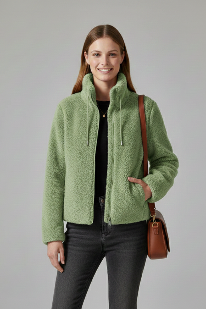 Scarlett | Teddyjacke mit Zip