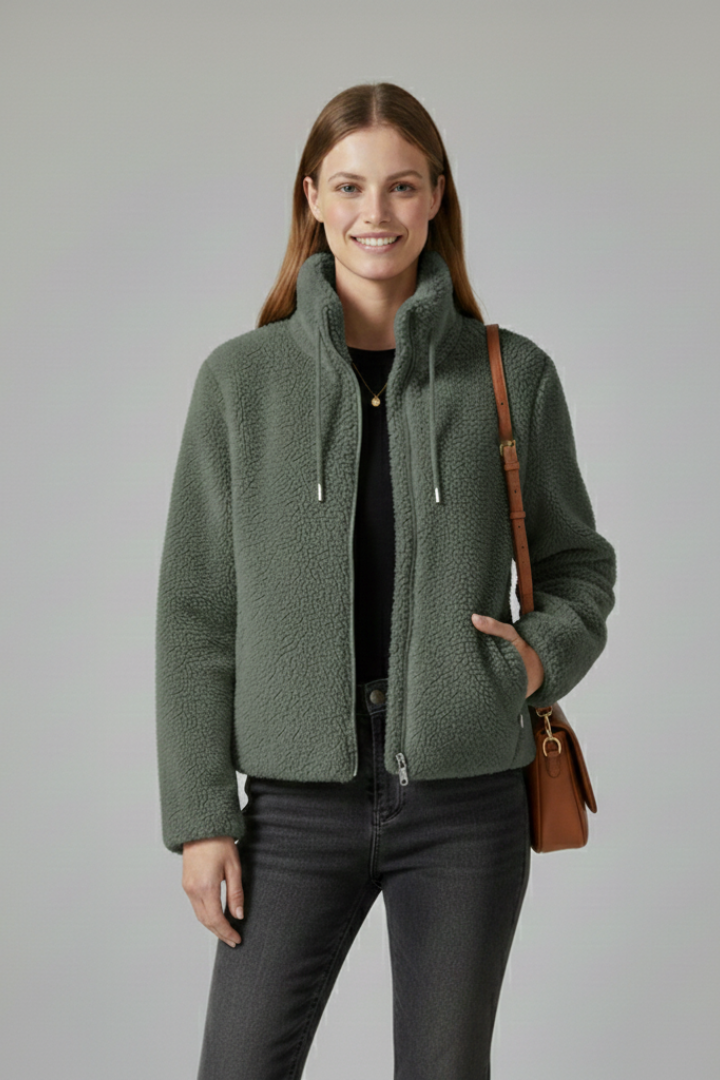 Scarlett | Teddyjacke mit Zip