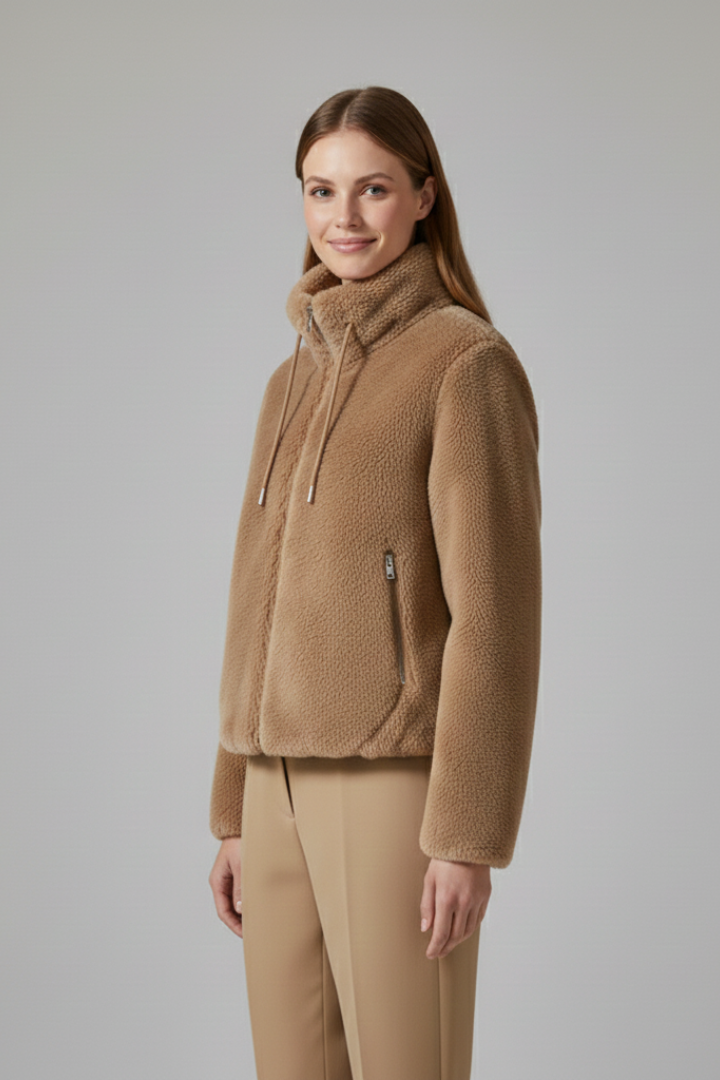 Scarlett | Teddyjacke mit Zip