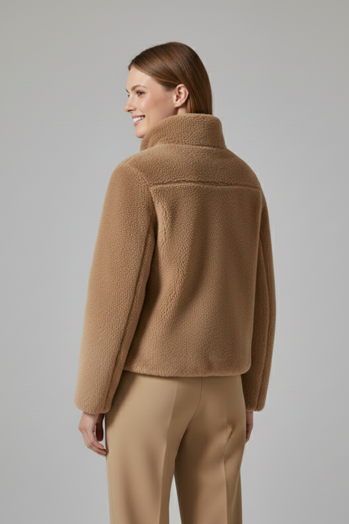 Scarlett | Teddyjacke mit Zip