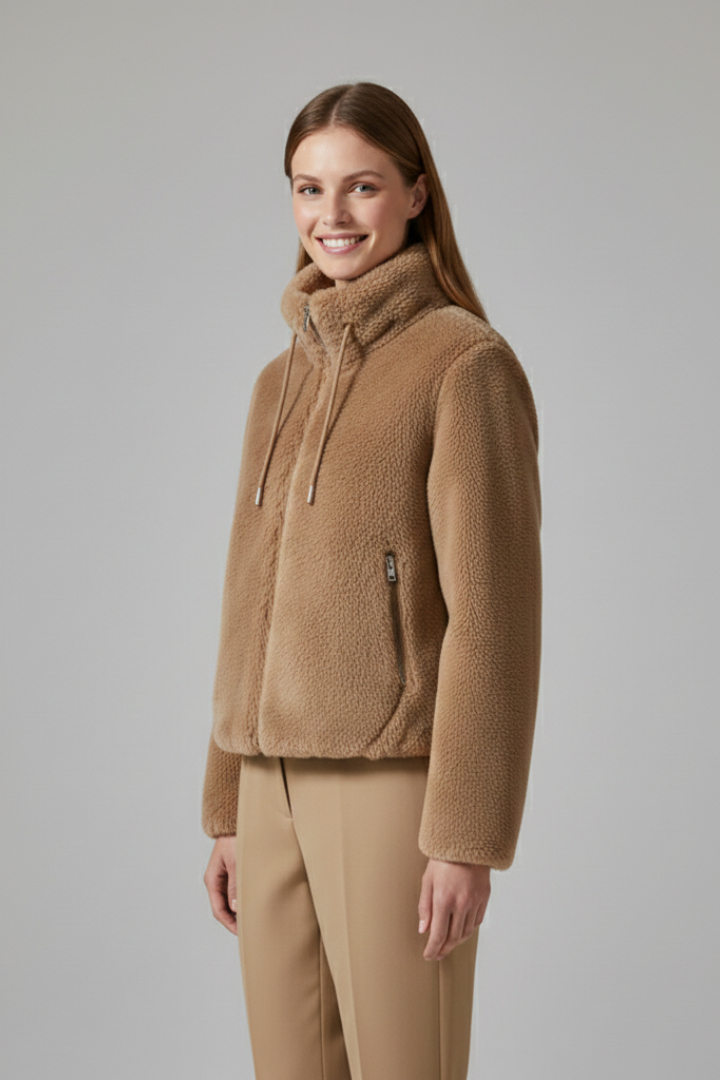 Scarlett | Teddyjacke mit Zip