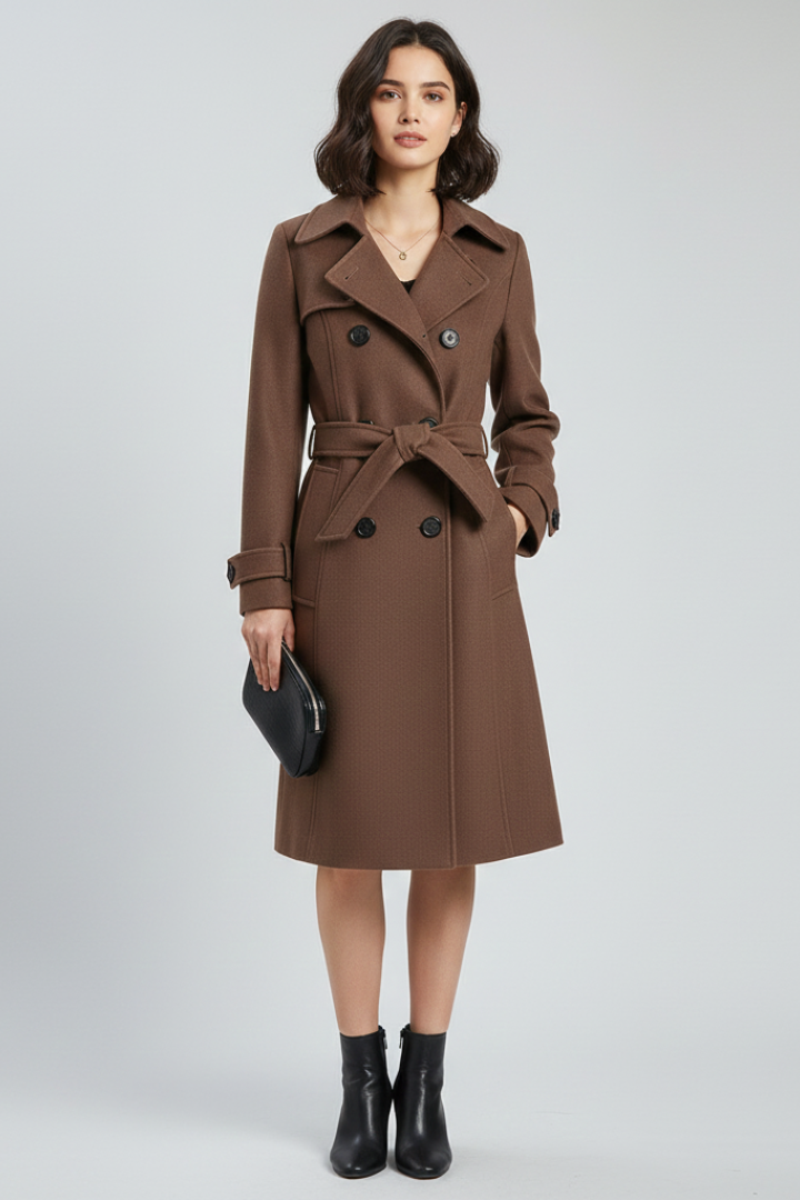Isabella | Figurbetonter Trenchcoat