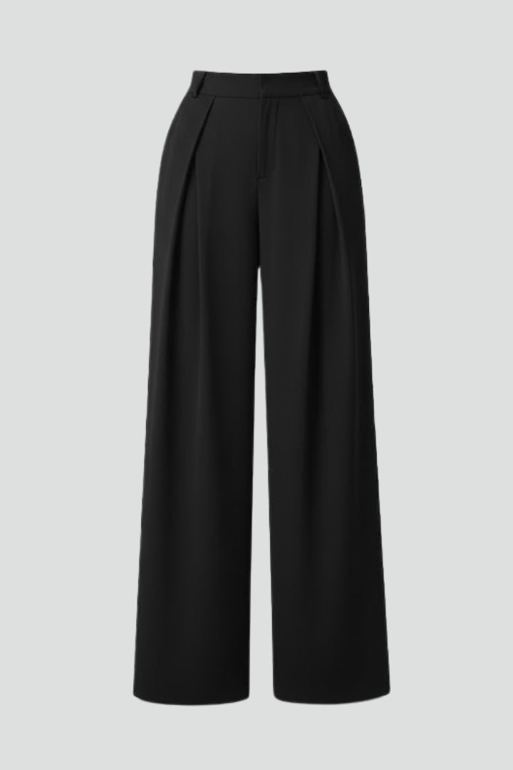 Zeryn | Hochbund Faltenfront-Hose