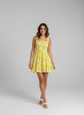 Bianca | Zitronen-Sommerkleid