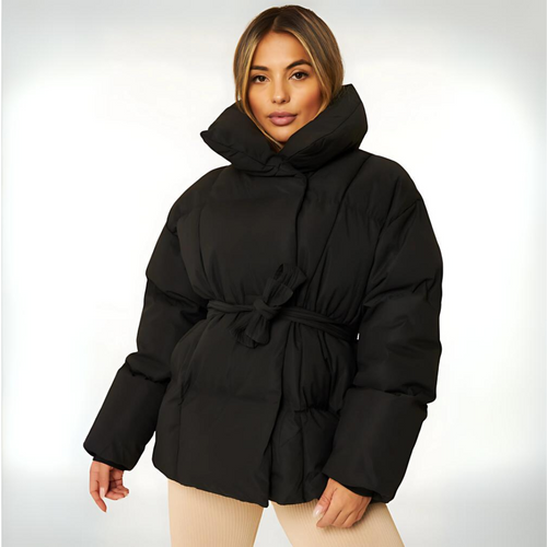 Amélie | Gepolsterte Pufferjacke mit hohem Kragen