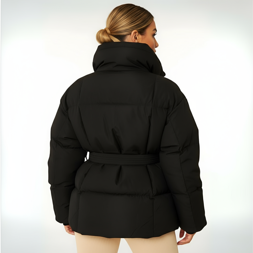 Amélie | Gepolsterte Pufferjacke mit hohem Kragen