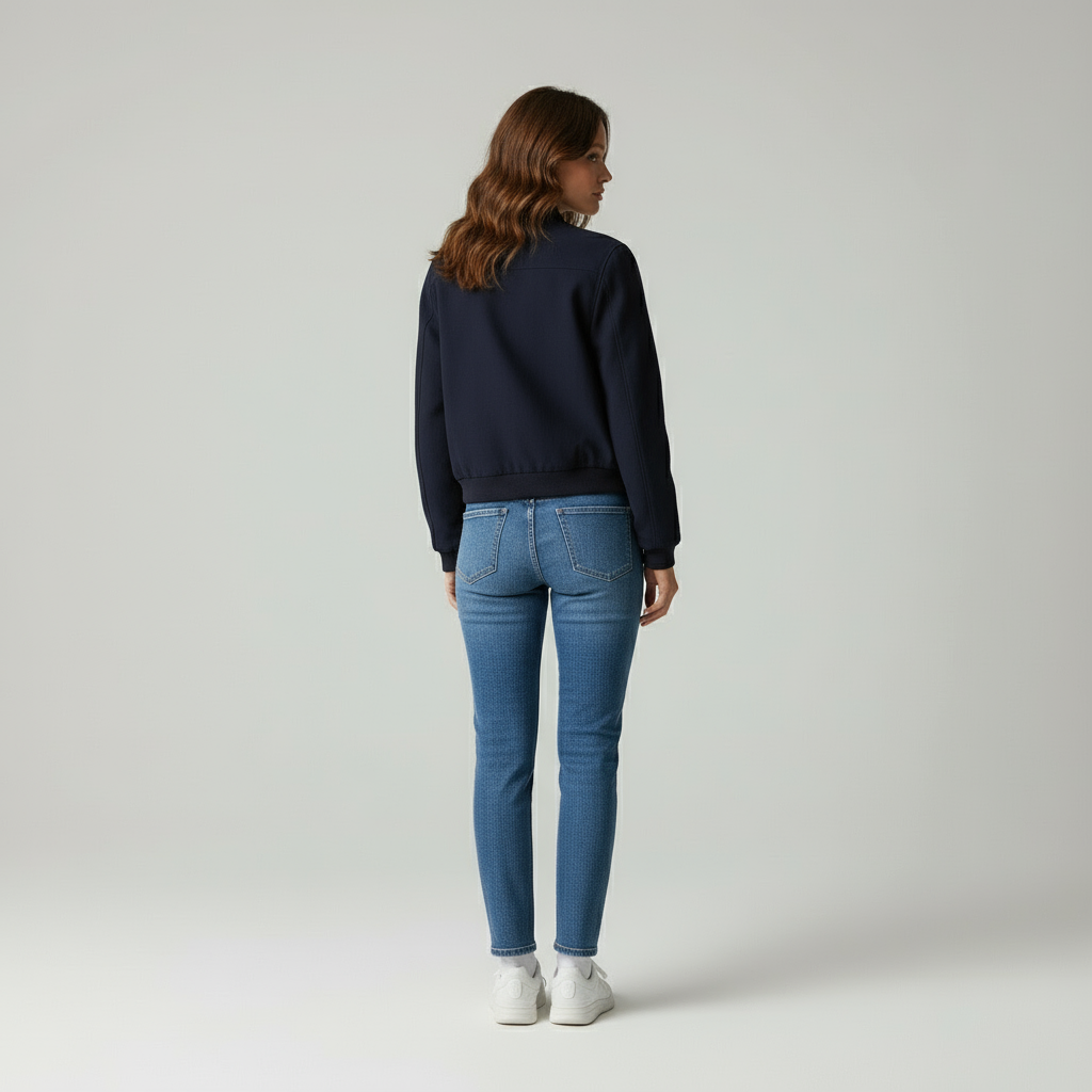 Celine | Kurztaillierte Bomberjacke