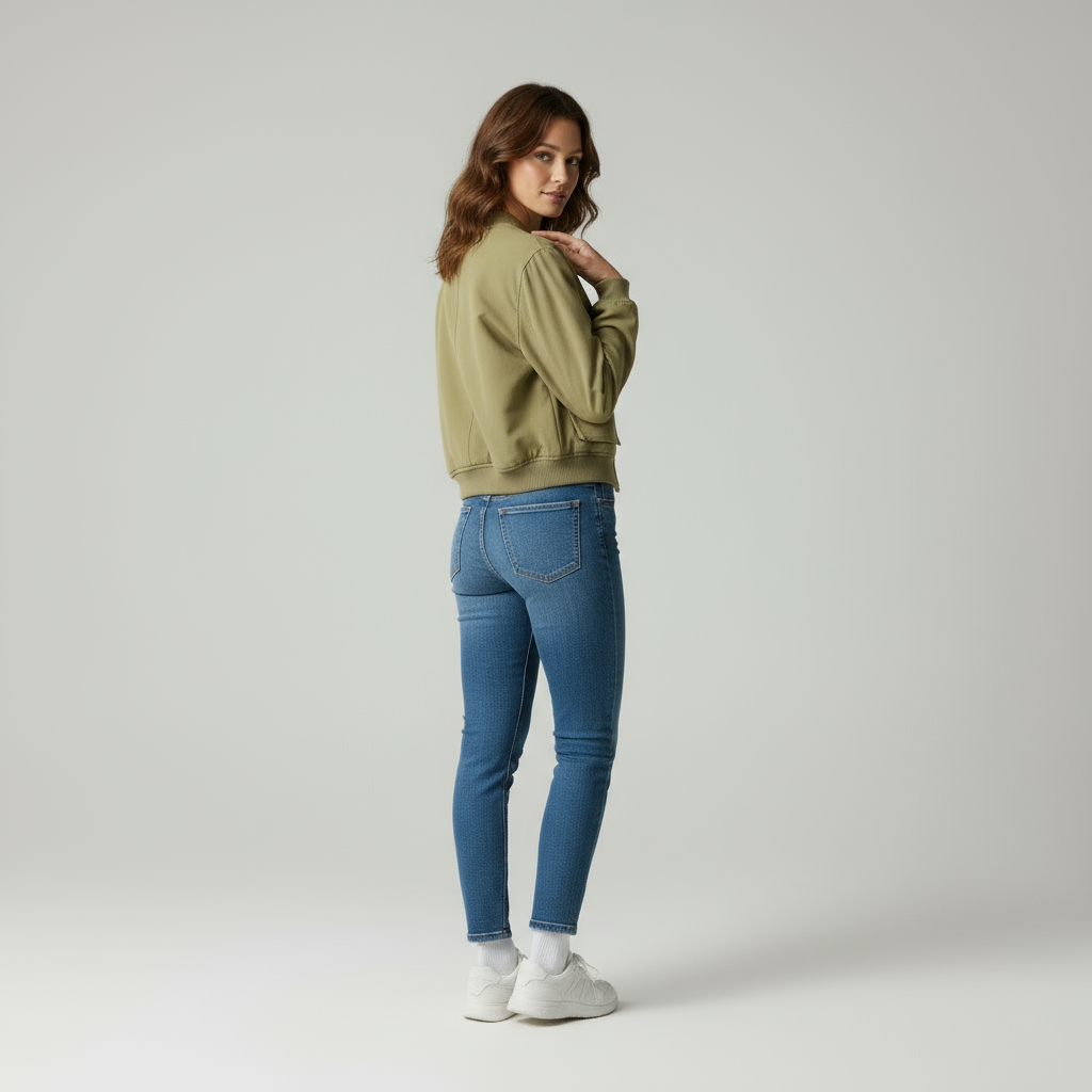 Celine | Kurztaillierte Bomberjacke