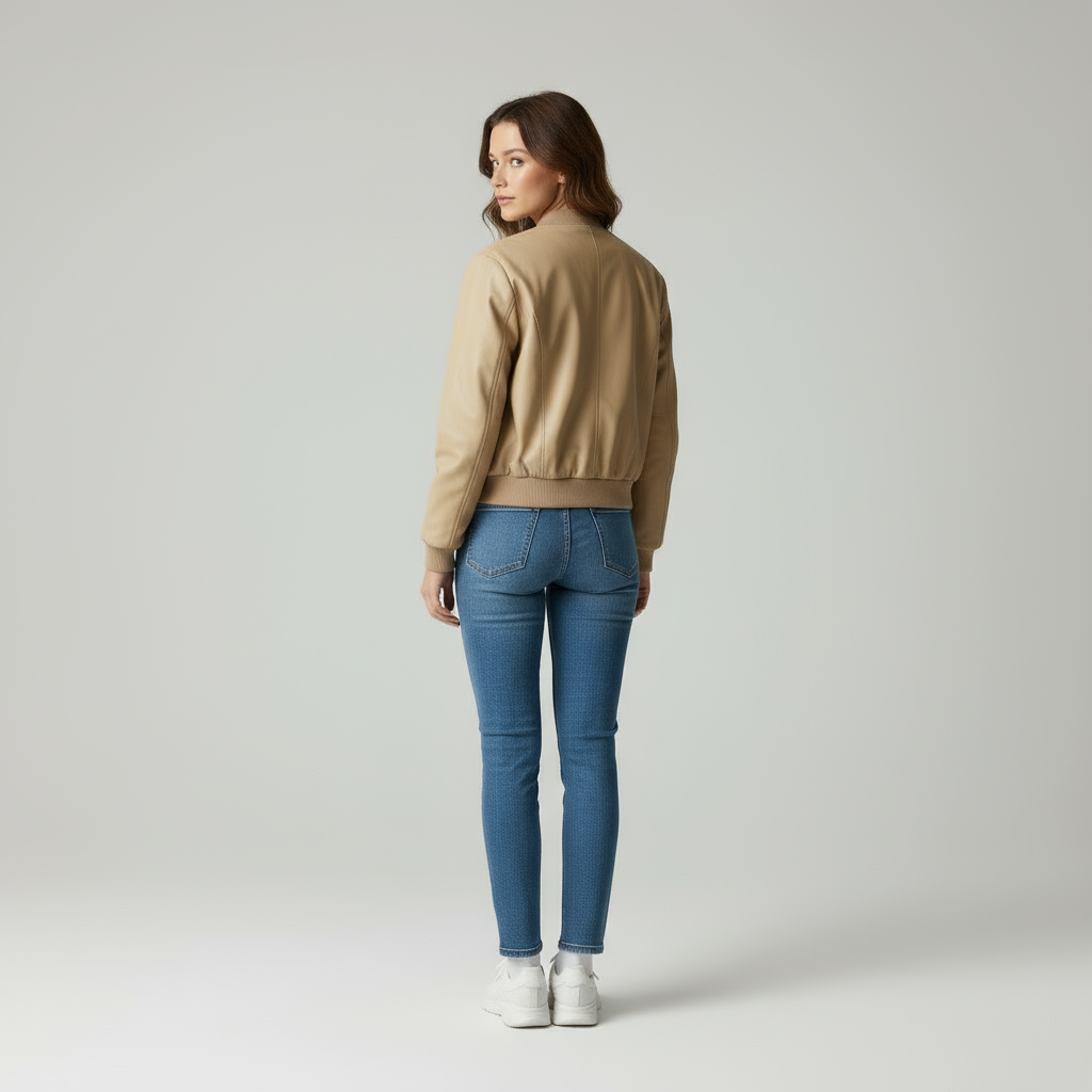 Celine | Kurztaillierte Bomberjacke