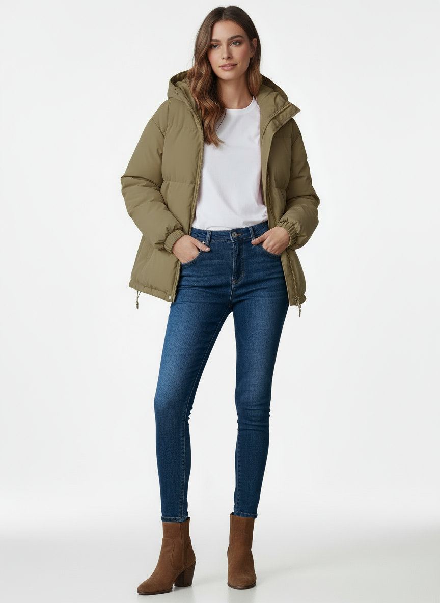 Luna | Pufferjacke mit Kapuze