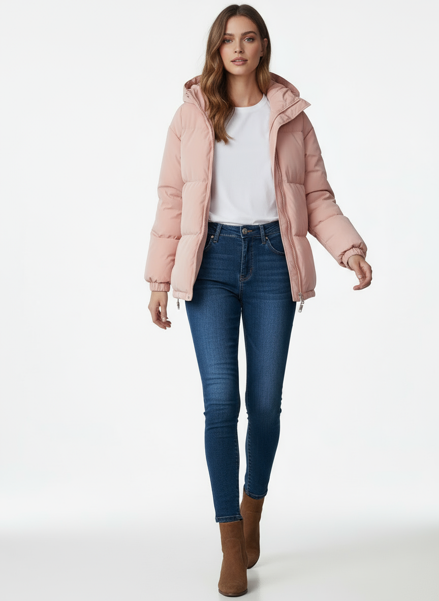 Luna | Kapuzen-Pufferjacke