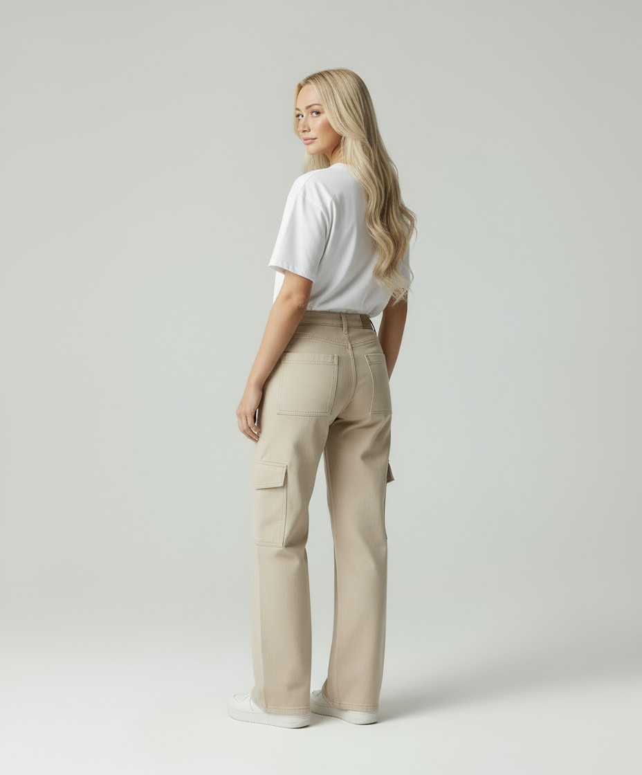 Mila | Cargo-Hose mit geradem Schnitt